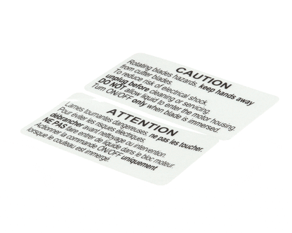 Robot Coupe 89636 Adhesive Secured Label (ROB89636)