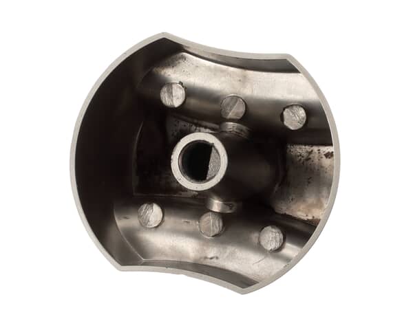 Royal Range 3095 Nickel Plate Knob W/Black Letters (ROY3095)