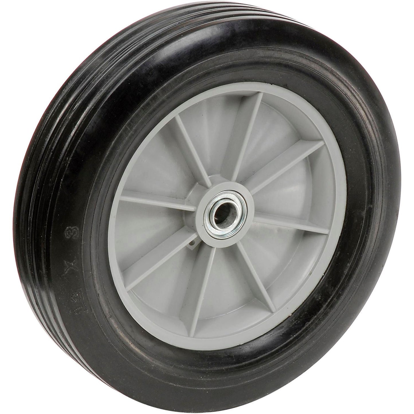 Global Industrial Replacement 12" Rubber Wheel for HD & Extra HD Tilt Trucks (WBRP1007)