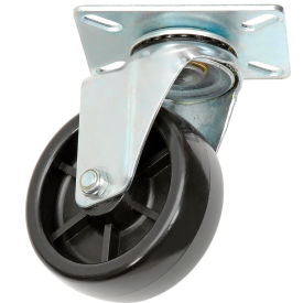 Global Industrial Replacement 4" Plastic Caster & Hardware for 1 Cubic Yard Std.Tilt Trucks (WBRP1010)