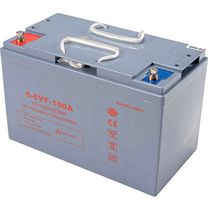 Global Industrial Replacement AGM Battery 12V 100Ah - 641263, 641264, 641244, 641265, 641407 (WBRP6451)