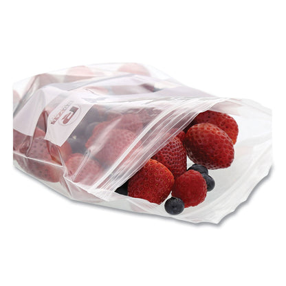 AmerCareRoyal Zipper Bags, 1.73 mil, 7" x 7.99", Clear, 500/Carton (RPPZBQ78)