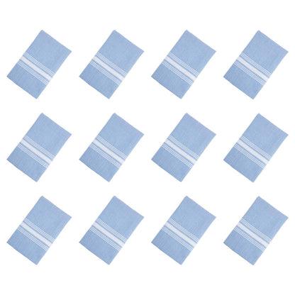 Arkwright Home® Mariposa Bistro NaPackin 18x22 RV Baby Blue Stripe, 12/Pack (RV-BISTRO-BB)