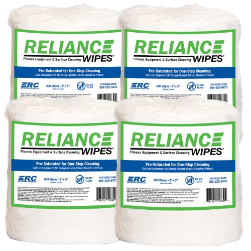 ERC Wiping Products ERC Reliance Gym Wipes, Case of 3200 (HOSRW4PK)