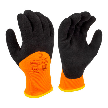 Radians Latex Coated Nylon Shell with Terry Lining Glove, Orange/Black, 2XL, 13 Gauge, 1 Pair (HOSRWG17-XXL)
