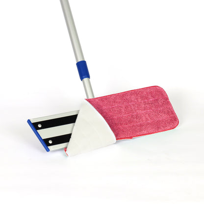 Hospeco® Microfiber Flat Wet Mop, 18", Red, Pack of 12 (HOSM830018R)