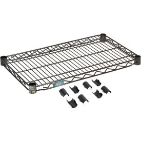 Nexel WBS1430B Black Epoxy Wire Shelf 30"W x 14"D (WBS1430B)