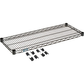 Nexel WBS1436B Black Epoxy Wire Shelf 36"W x 14"D (WBS1436B)