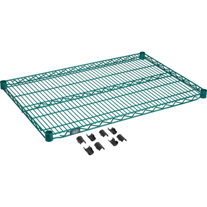 Nexel S2436G Poly-Green Epoxy Wire Shelf 36"W x 24"D (WBS2436GZ)