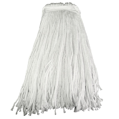 Impact® Saddle-Type Cut-End Rayon Wet Mop Head, 24 oz, White, 12/Case (IMPS61124)