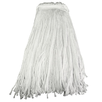 Impact® Saddle-Type Cut-End Rayon Wet Mop Head, 24 oz, White, 12/Case (IMPS61124)