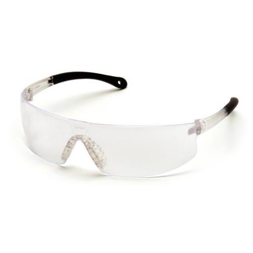 Pyramex® Provoq Safety Glasses with Rubber Temples, Clear Lens, Clear Frame (HOSS7210S)