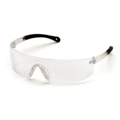 Pyramex® Provoq Safety Glasses with Rubber Temples, Clear Lens, Clear Frame (HOSS7210S)