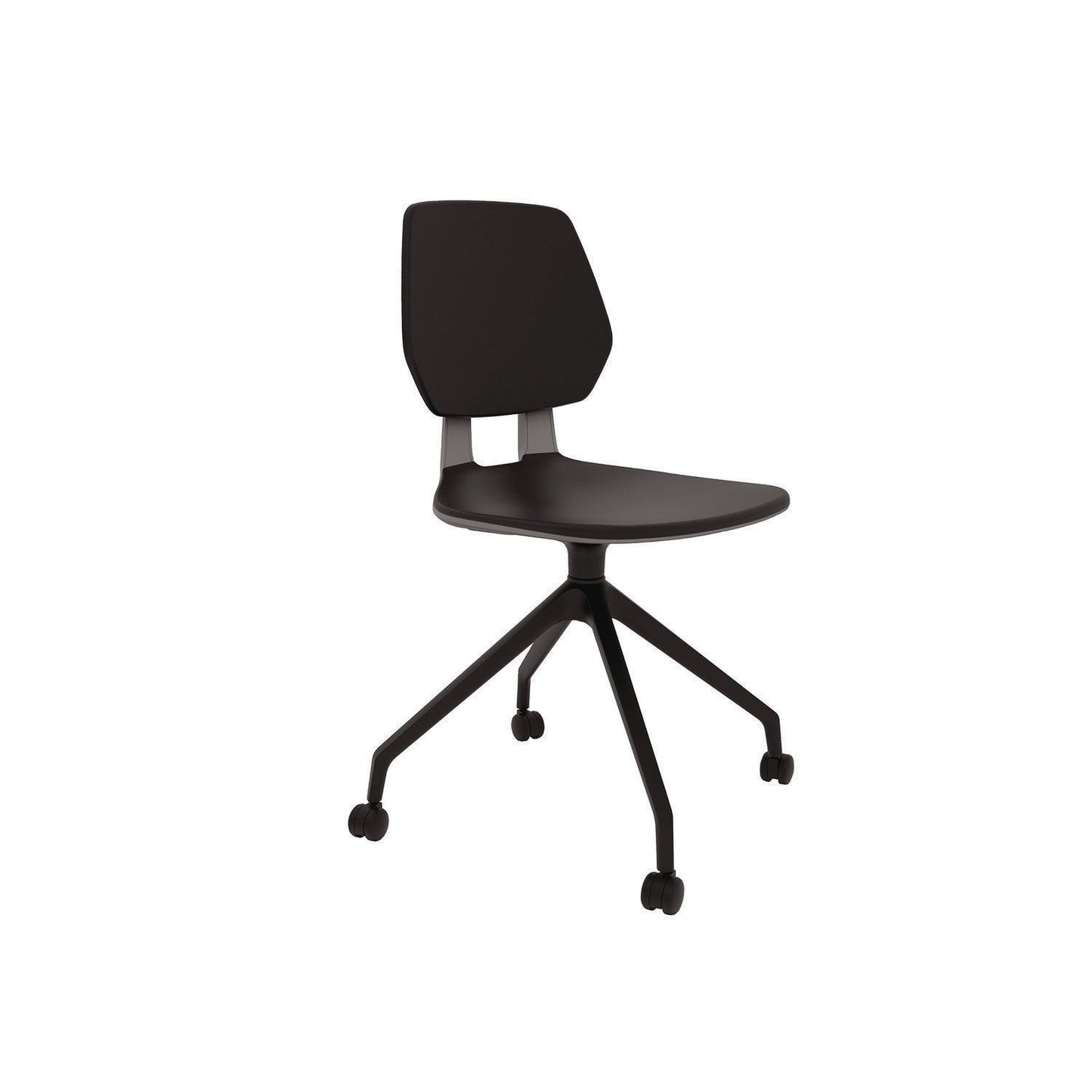 Safco Commute Chair T-Bar Arm Set, Black, 2/Set (SAF7829BL)