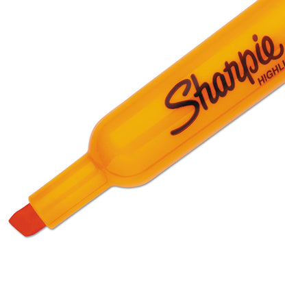 Sharpie Tank Style Highlighters, Chisel Tip, Orange, Dozen (SAN25006B)