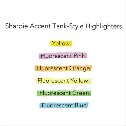 Sharpie Tank Style Highlighters, Chisel Tip, Orange, Dozen (SAN25006B)
