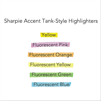 Sharpie Tank Style Highlighters, Chisel Tip, Blue, Dozen (SAN25010B)
