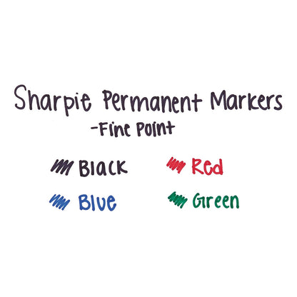 Sharpie Fine Tip Permanent Marker, Red, Dozen (SAN30002B)
