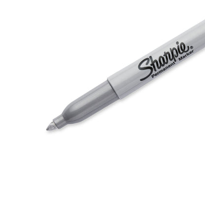 Sharpie Metallic Fine Point Permanent Markers, Metallic Silver, 36/Pack (SAN9597)
