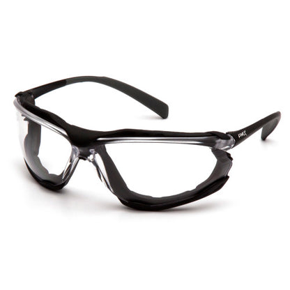 Pyramex® Proximity® Foam Padded Safety Glasses, Clear Anti-Fog Lens, Black Frame (HOSSB9310ST)