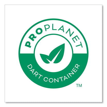 SOLO Compostable Paper Hot Cups, ProPlanet Seal, 8 oz, White/Green, 50/Pack (SCC378PLAPLATPK)