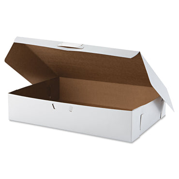 Southern Champion Tuck-Top Bakery Boxes, 19w x 14d x 4h, White, 50/Carton (SCH1029)