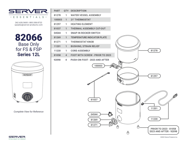 Server 82066 Base Only For Fs Fsp (SER82066)