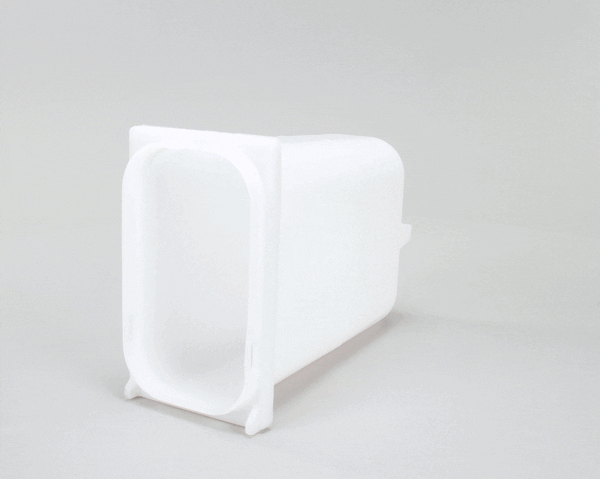 Server 82557 Jar, Fountain, Plastic, Deep, White (SER82557)
