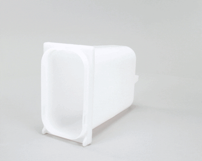 Server 82557 Jar, Fountain, Plastic, Deep, White (SER82557)