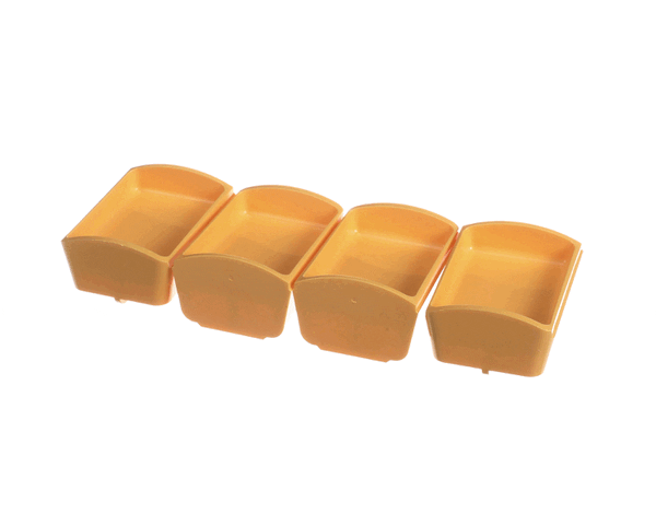 Server 88845 Portion Tray, .82 Fl Oz Yel, 4 Pack (SER88845)