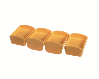 Server 88845 Portion Tray, .82 Fl Oz Yel, 4 Pack (SER88845)