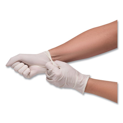 SemperCare Stretch Vinyl Examination Gloves, Cream, Small, 100/Box (SEZSCVNP102BX)
