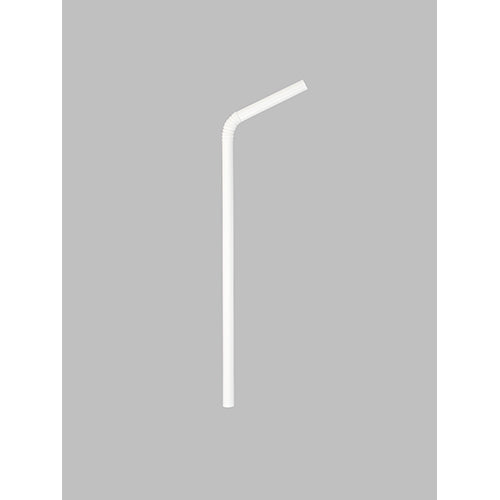 Impact® Safety Zone® Flexible Wrapped Straw, 7 3/4", White, Case of 10,000 (IMPSF130IWW)