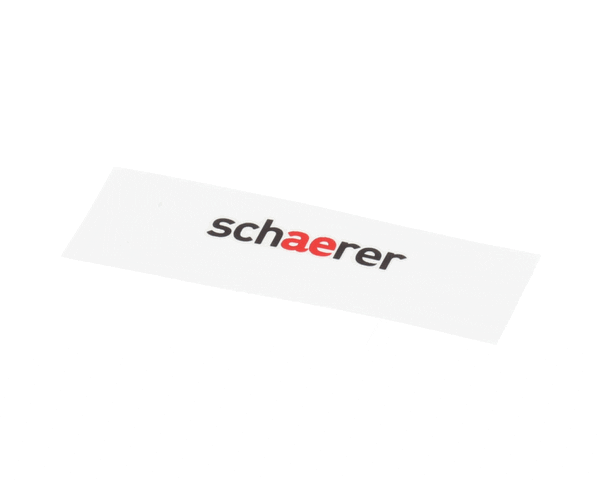 Schaerer 3370069272 Sticker Logo Sag 8 High Black (SH3370069272)