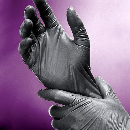 Art Noir® Nitrile Powder Free 6 mil Exam Gloves, Black, 2XL, Case of 900 (HOSSHD939)