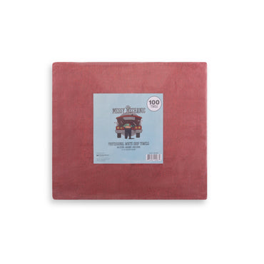 Arkwright Home® Messy Mechanic Shop Towels 12x14 Red, 100/Bag, Case of 6 Bags (SHOP-100-RD)