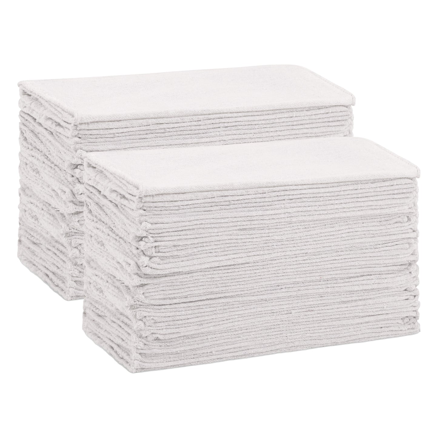 Arkwright Home® Messy Mechanic Shop Towels 12x14 White, 100/Bag, Case of 6 Bags (SHOP-100-WH)