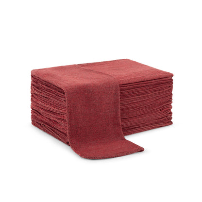 Arkwright Home® Messy Mechanic Shop Towels 12x14 Red, 50/Bag, Case of 6 Bags (SHOP-50-RD)