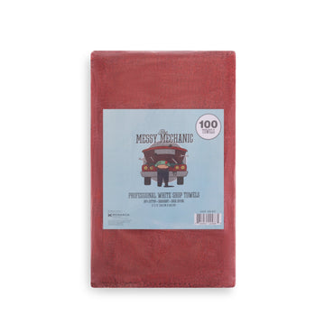 Arkwright Home® Messy Mechanic Shop Towels 12x14 Red, 50/Bag, Case of 6 Bags (SHOP-50-RD)