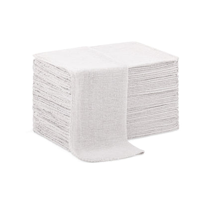 Arkwright Home® Messy Mechanic Shop Towels 12x14 White, 50/Bag, Case of 6 Bags (SHOP-50-WH)