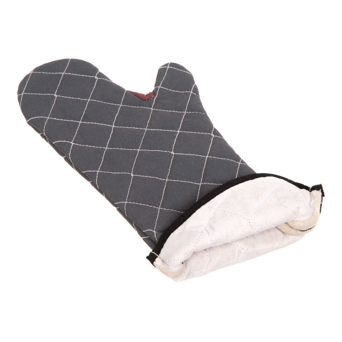San Jamar Bestguard Oven Mitt, 17", WebGuard Plus Fabric, Black, Pair (SJM800FG17BK)