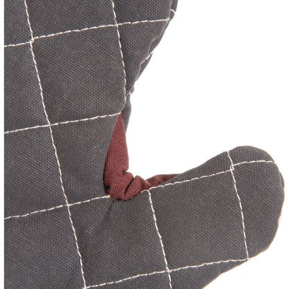 San Jamar Bestguard Oven Mitt, 17", WebGuard Plus Fabric, Black, Pair (SJM800FG17BK)