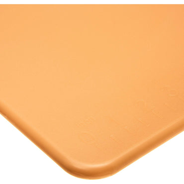 San Jamar Cut-N-Carry Color Cutting Board with Molded-In Ruler, Assorted Colors, 6/Pack (SJMCB1824KC)