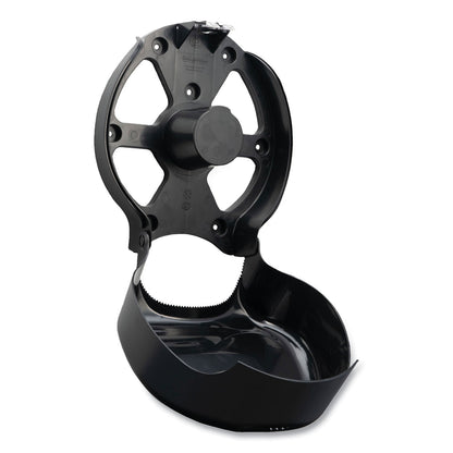 San Jamar Ecological Green Tissue Dispenser, 16.75 x 5.25 x 12.25, Black (SJMR2000REBK)