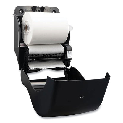 San Jamar Ecological Green Towel Dispenser, 9.1 x 14.4 x 11.8, Black (SJMT8000REBK)