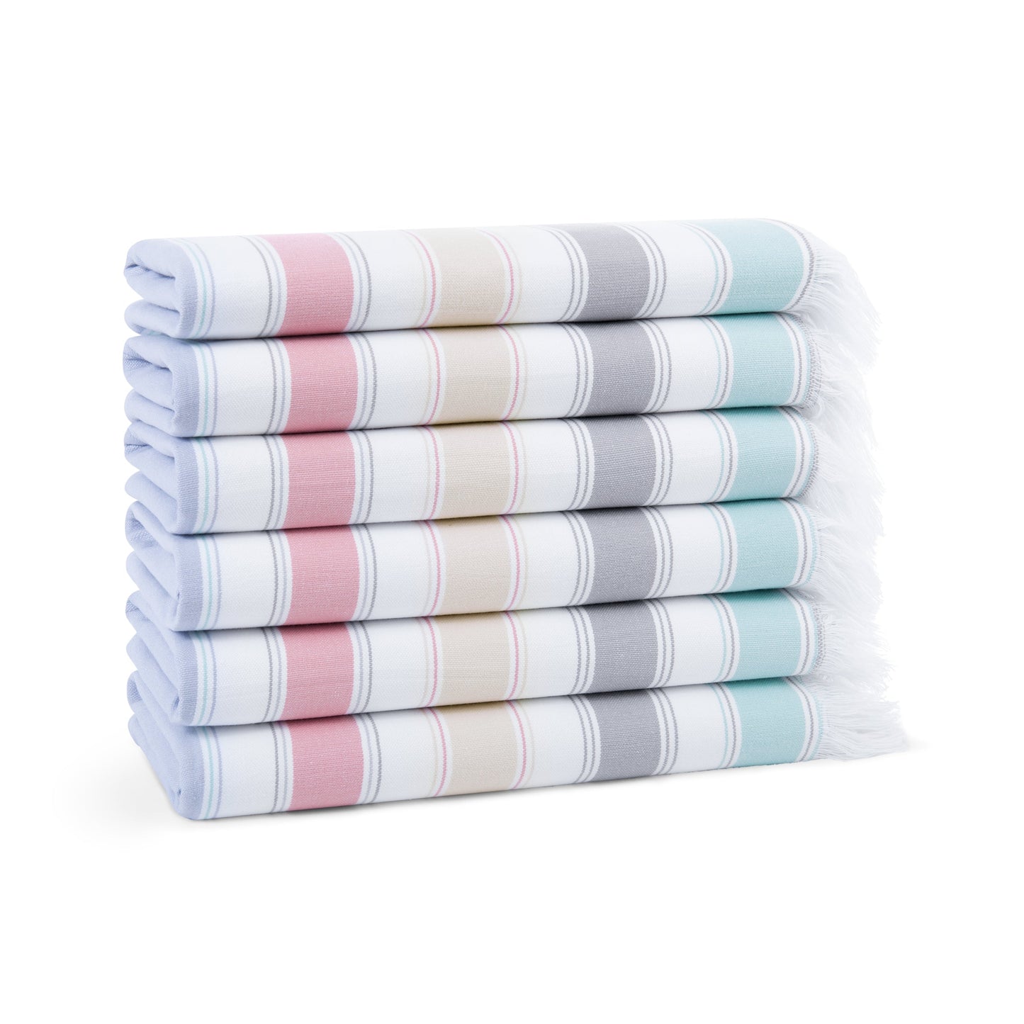 Arkwright Home Sandfree Beach Towel 35x75 Fiesta 6PK (6/Pack) (P-SNDFRE-FI-6PK)