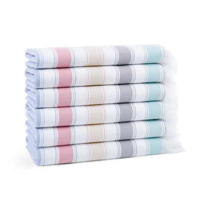 Arkwright Home Sandfree Beach Towel 35x75 Fiesta 6PK (6/Pack) (P-SNDFRE-FI-6PK)