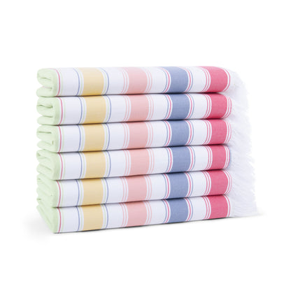 Arkwright Home Sandfree Beach Towel 35x75 Fun 6PK (6/Pack) (P-SNDFRE-FN-6PK)