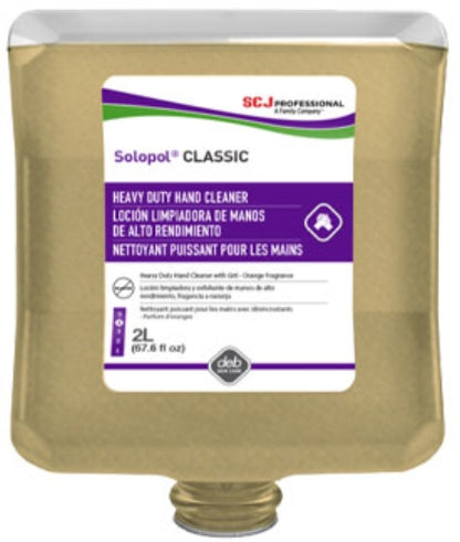 SC Johnson Professional® Solopol Classic, Heavy Duty Cleanser, 2 Liter, Case of 4 (SJNSOL2LT)