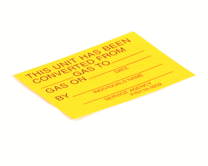 Southbend Range 1163932 Label, Parts Service (SOU1163932)